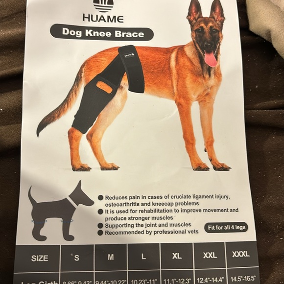 New Dog Knee Brace, Dog Leg Braces for Back Leg for ACL, Knee Cap Dislocation S - Picture 9 of 13